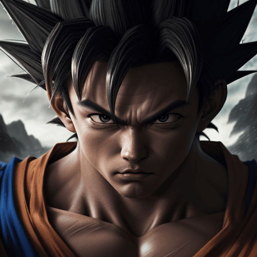 AI generated: goku photorealistic, masterpiece, extremely detailed skin, looking at viewer, photorealistic, sharp ...