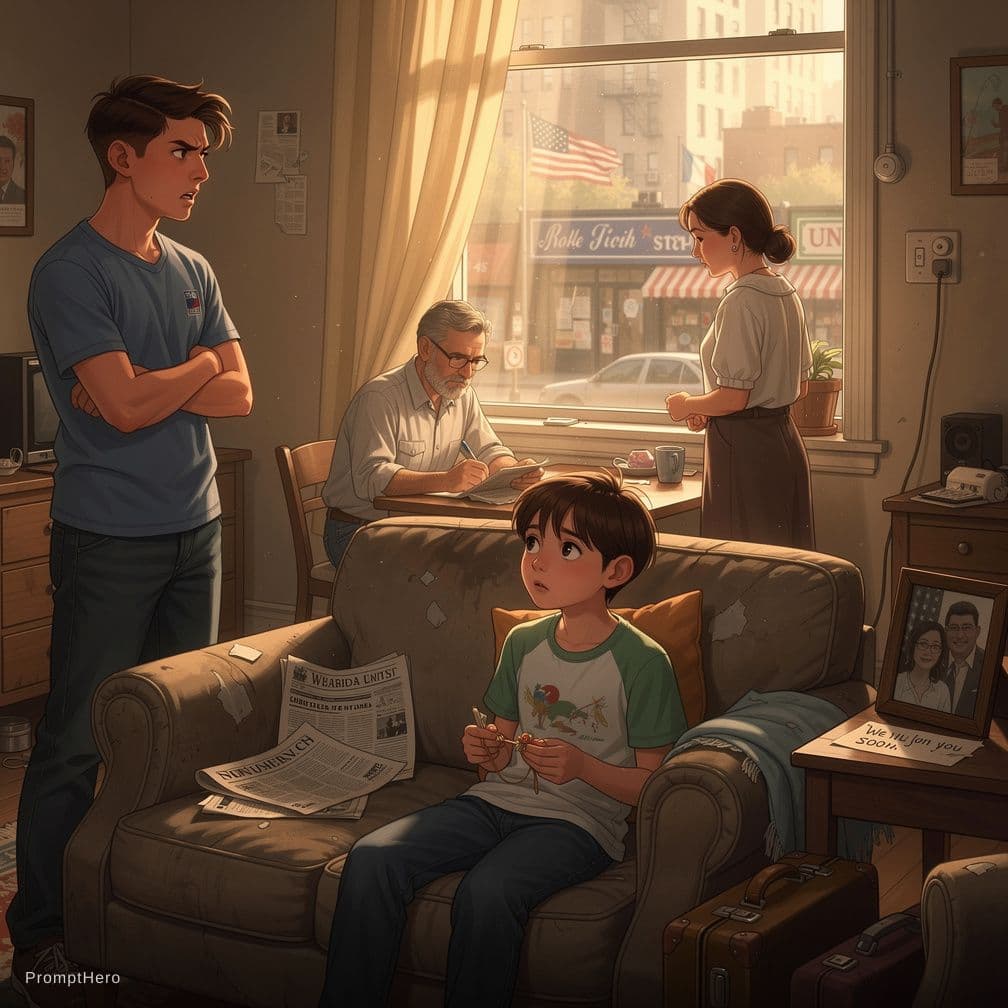 AI generated: I saw our new life mostly as an adventure, even though I missed my friends and our old home. My pare...