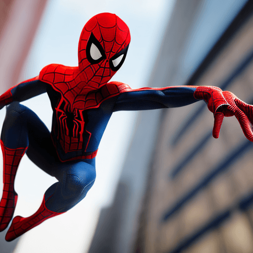 AI generated: Portrait of Spider-Man Miles Morales::2 Photorealism, Bokeh blur, High detail::1.5 + Sony Alpha α7, ...