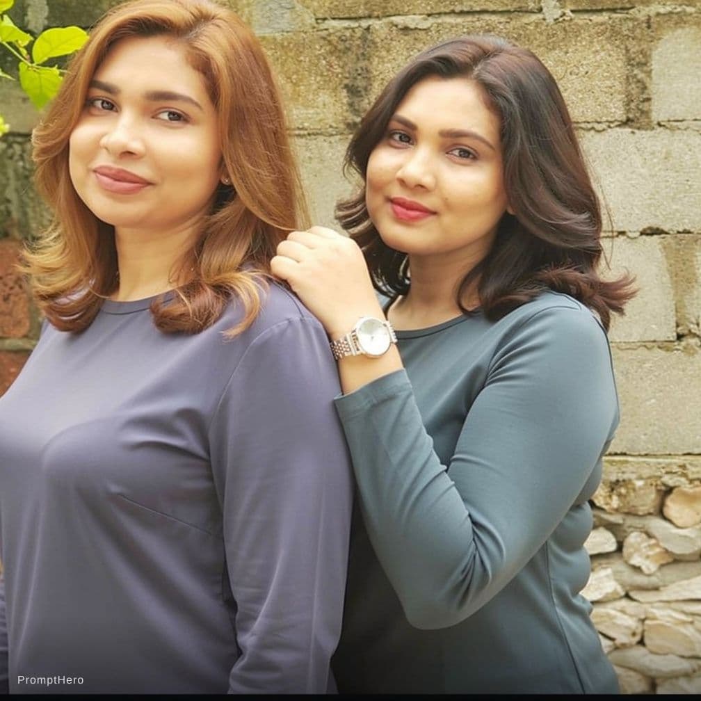 AI generated: Remove hijab change dress to tight shirt