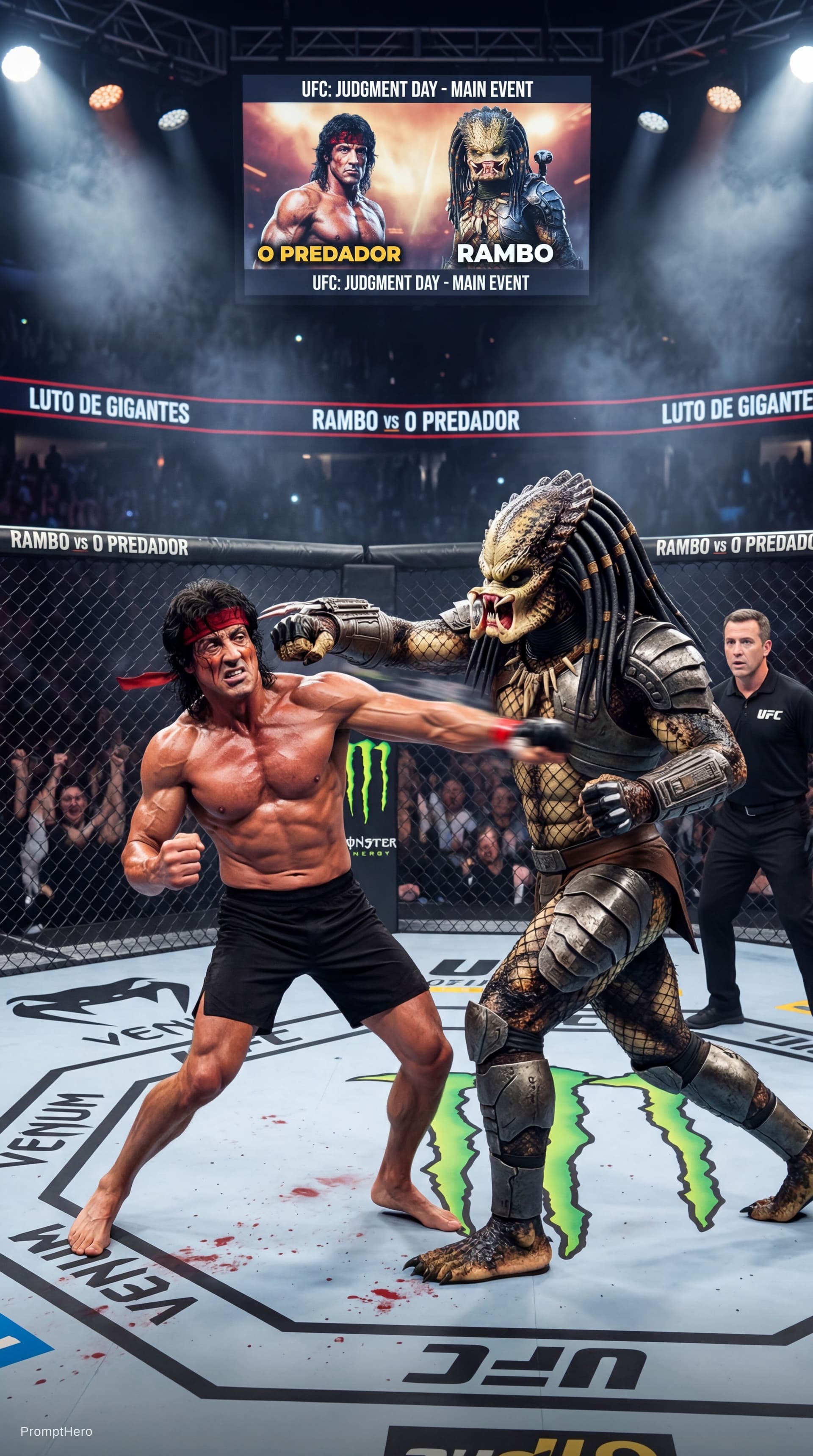 AI generated: UFC Fight