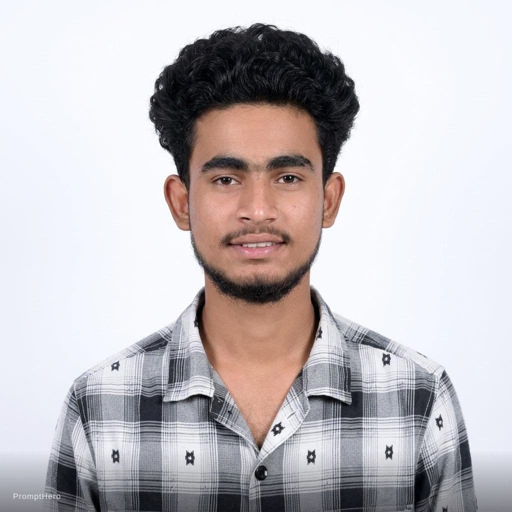 AI generated: passport photo man  dont remove the beard put the proficinal bread also as per my uploded iamge matc...