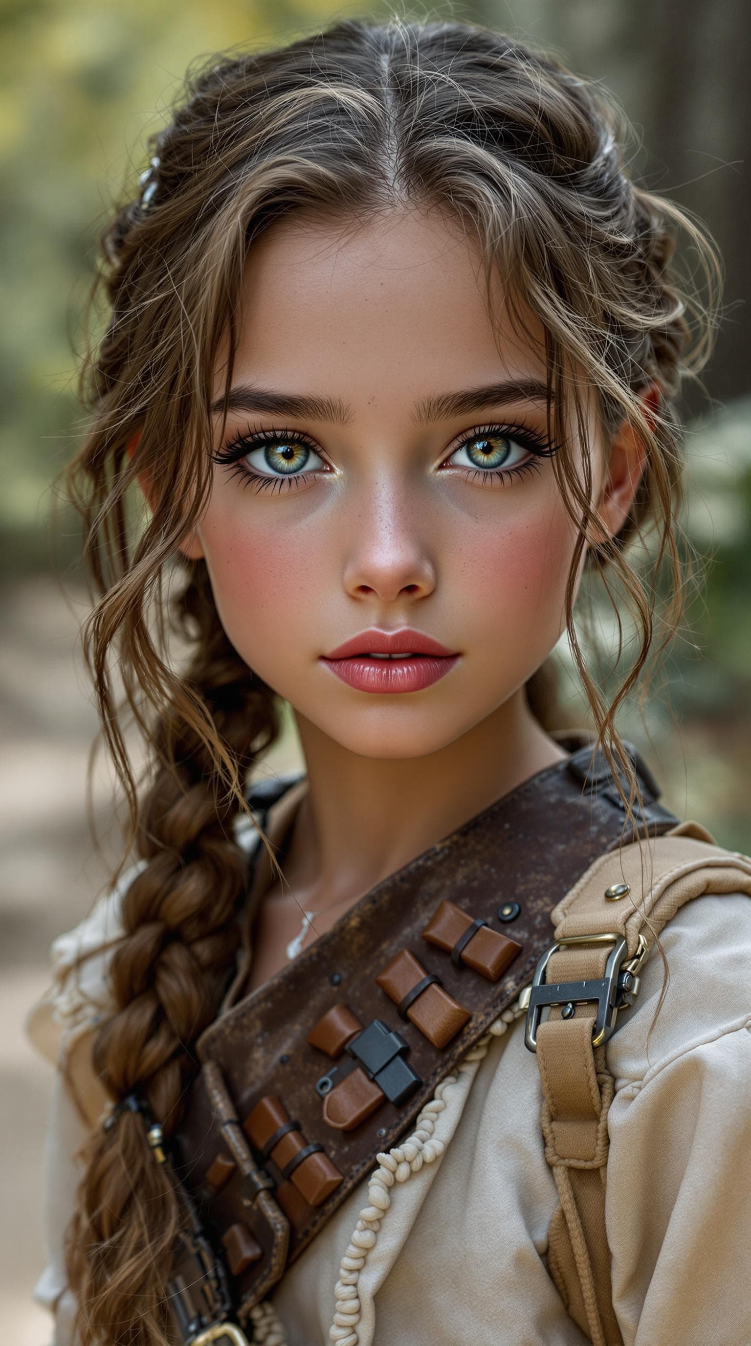 AI generated: a professional photo of a exceptionally beautiful girl in the world (age 10), (10 year old), highly ...