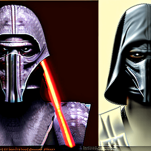 AI generated: hyper realistic concept art of a dark jedi