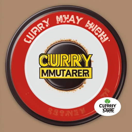 AI generated: a ultra high res, realistic logowhich says'curry muncher' on it