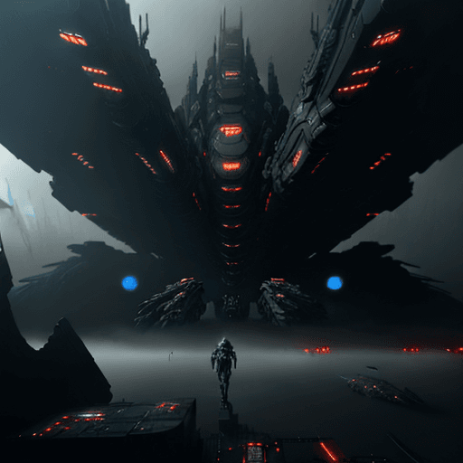 AI generated: 3d rendering, Tsutomu Nihei, complex system, equipment with hyper detail, future mechanical society,...