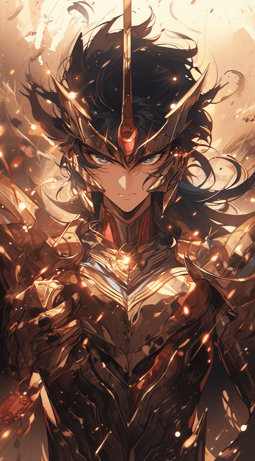 AI generated: Saint Seiya
