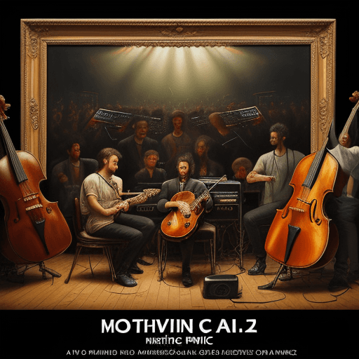 AI generated: Presenting Prompt 2: an astonishing oil painting-style depiction of a professional music label cover...
