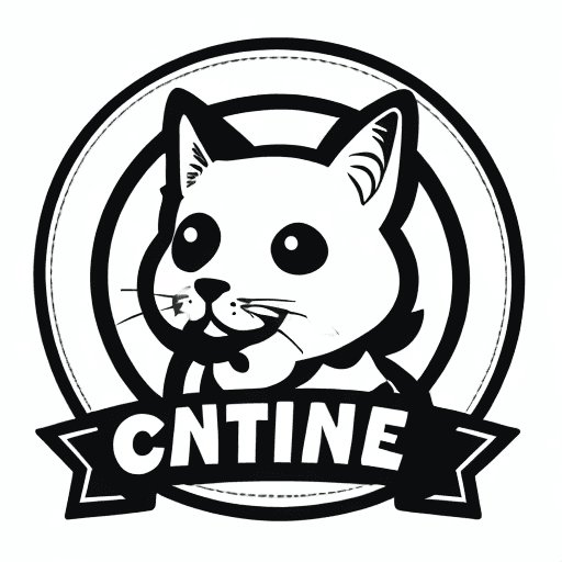 AI generated: Monoline vector logo of a pet care