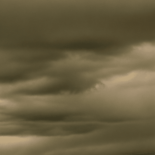 AI generated: stormy clouds flat