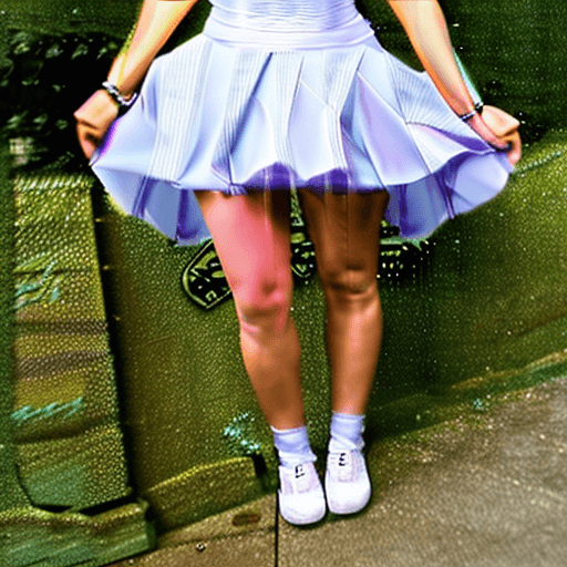 AI generated: upskirt, hot, girl