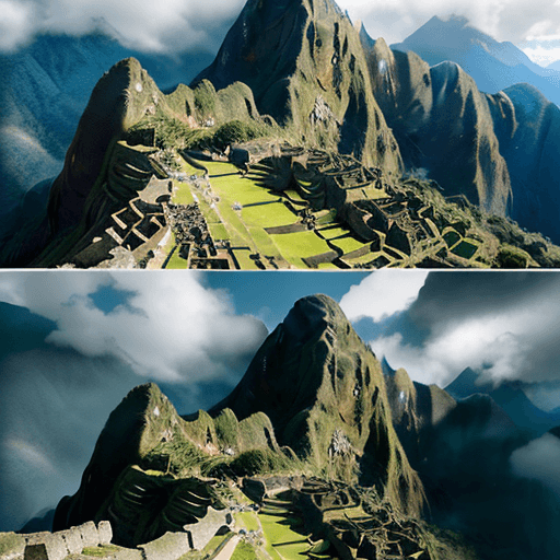 AI generated: "Immerse readers in the awe-inspiring beauty of Machu Picchu with a vivid and detailed prompt that p...
