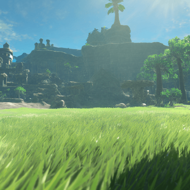 AI generated: A beautiful grass field,inspire from zelda breath of the wild,4k,high details,ultra hd <lora:add_det...