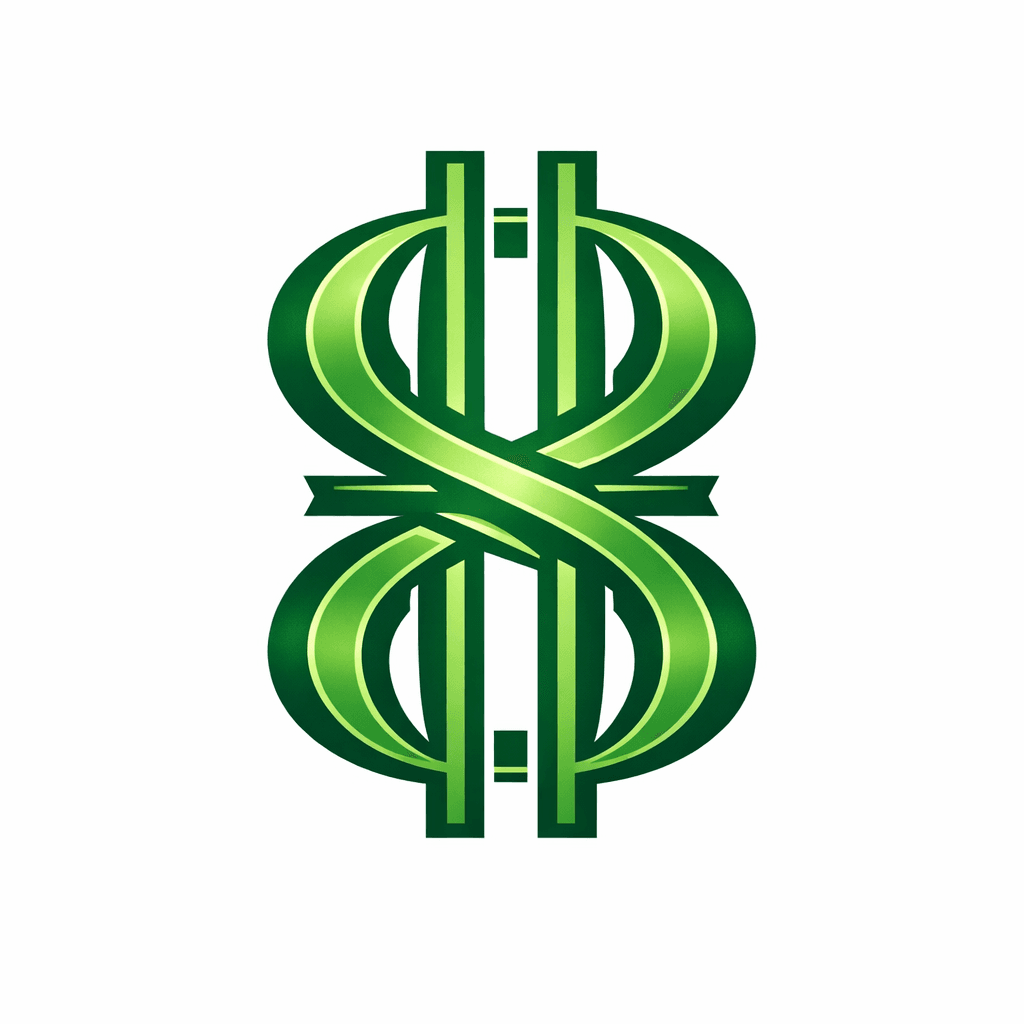 AI generated: make the letter "K" look like the dollar sign but also make it symmetrical 