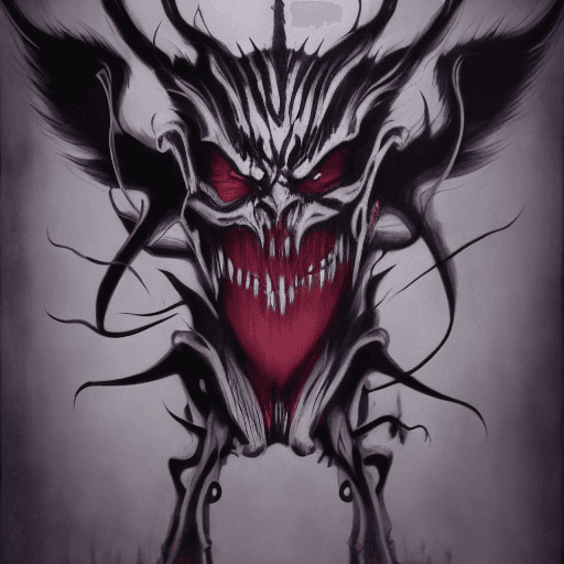 AI generated: demon
