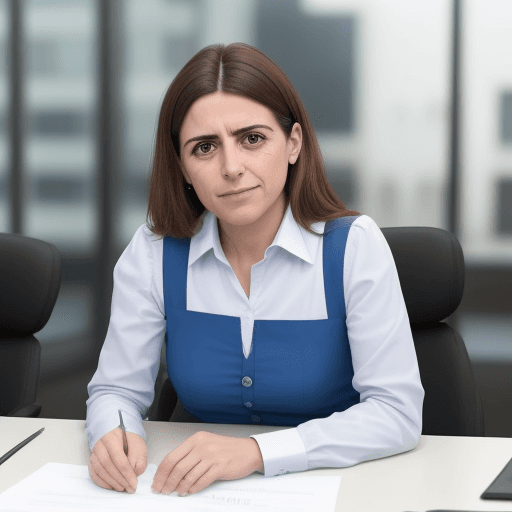 AI generated: quiero una imagen que represente la disolución de una empresa donde no aparezcan personas