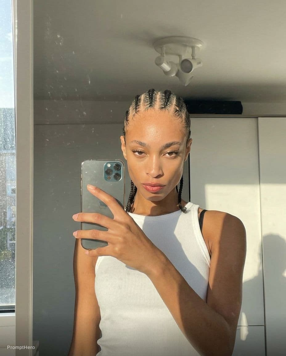AI generated: Ultra realistic, mirror self shot picture,