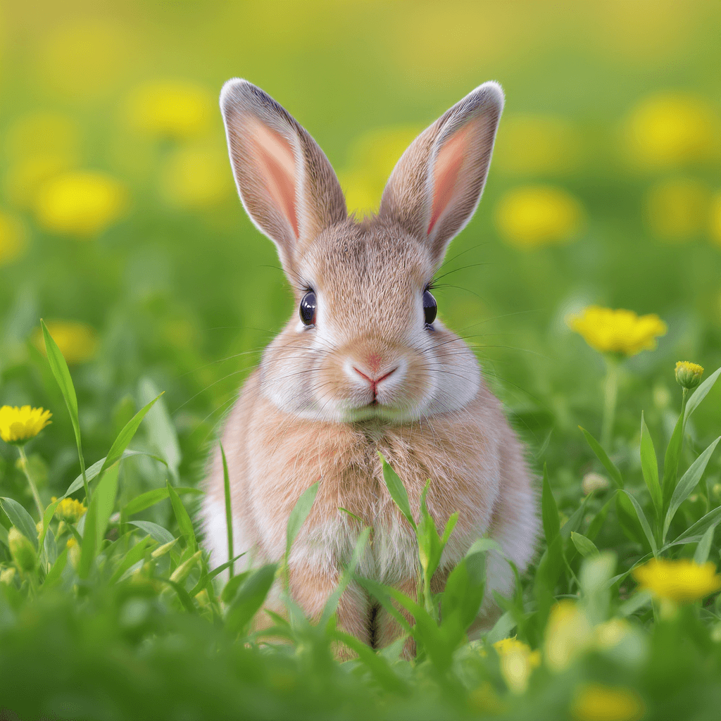 AI generated: baby rabbit