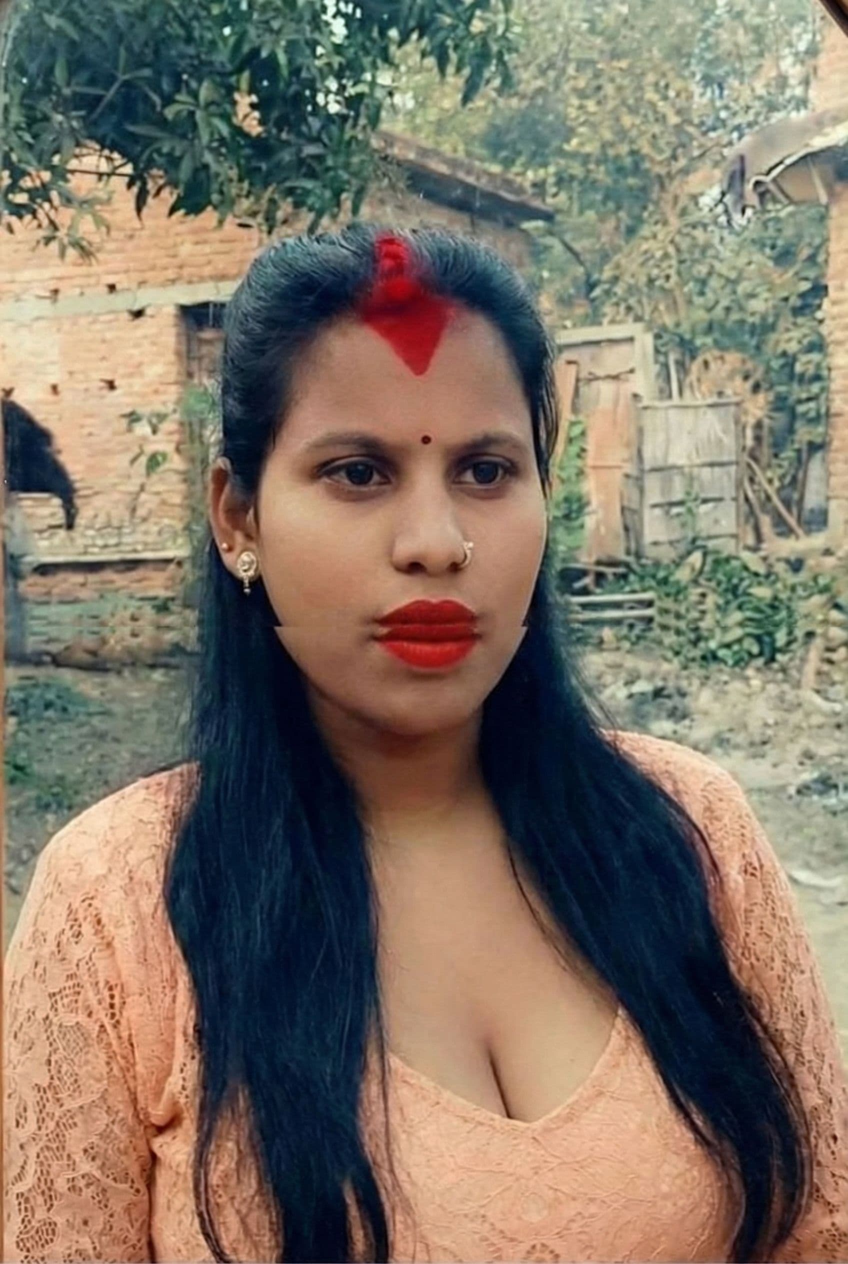 AI generated: Show cleavage 