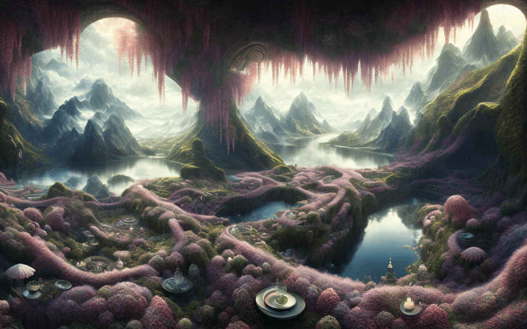AI generated: a beautiful scenery, digital rendering, trending on pixiv fanbox, , , masterpiece , scene, hypnotic,...
