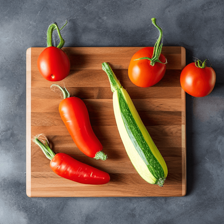 AI generated: photorealistic oil on canvas,
food on a fancy wooden cutting board,
marble counter,
whole tomatoes, ...
