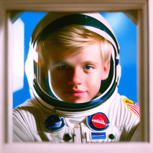 AI generated: Hyper realistic, photography shot through an outdoor window space station with neon sign lighting, w...