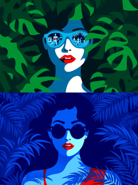 modern lady portrait - Image 2