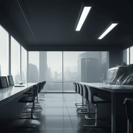 AI generated: Hyper realistic sci-fi render of mobile app, futuristic design, daylight, indirect lighting, AD maga...