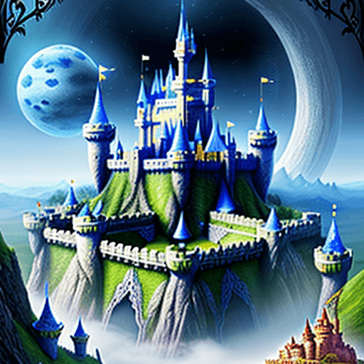 AI generated: a fantasy kingdom