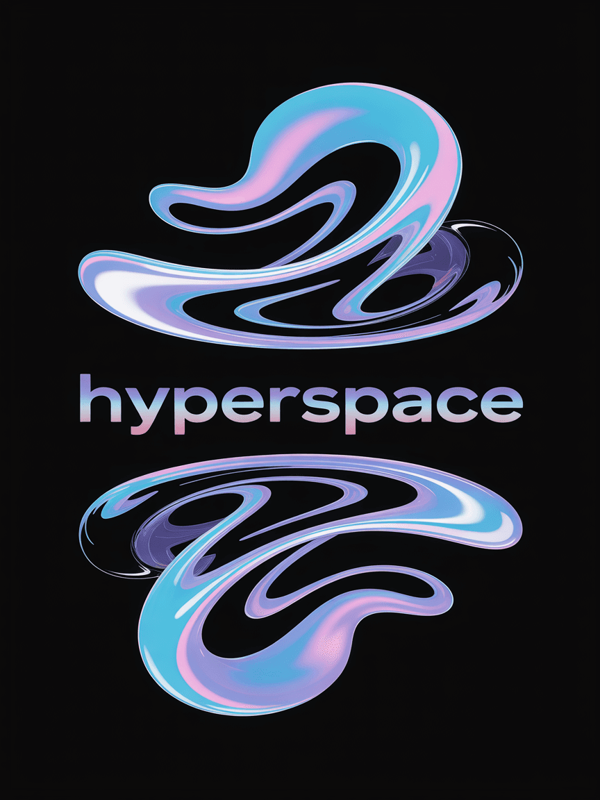 AI generated: abstract background, art, neon, pattern, liquid, lights, fluid, , glossy, holographic, black backgro...