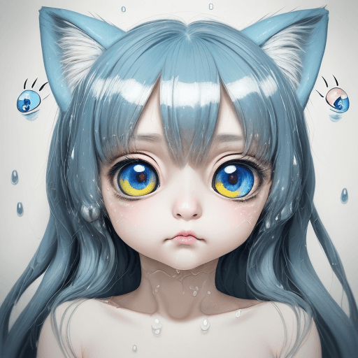AI generated: (masterpiece), best quality, expressive eyes, perfect face, ((adorable, cute, kawaii)), surrealist p...