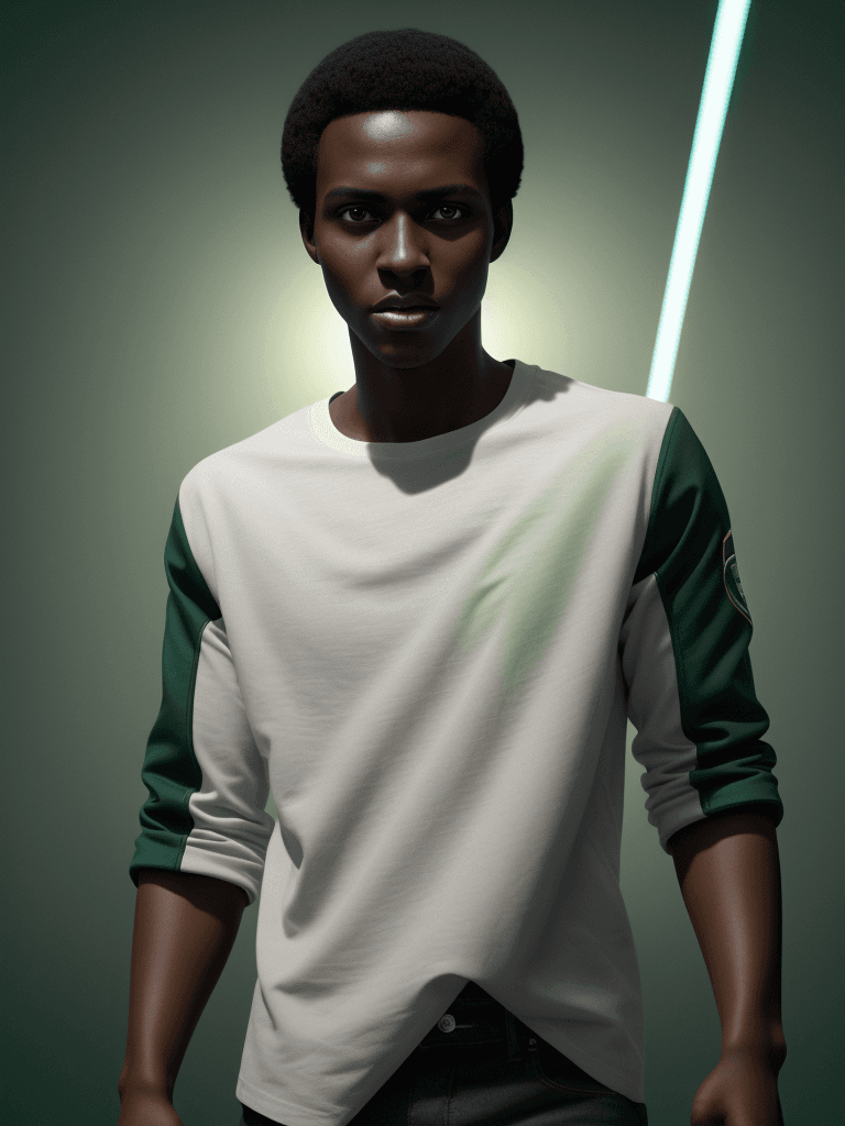 AI generated: Full length front facing hyper realistic photo, arms at sides, bright dark brown eyes, fair skinned ...