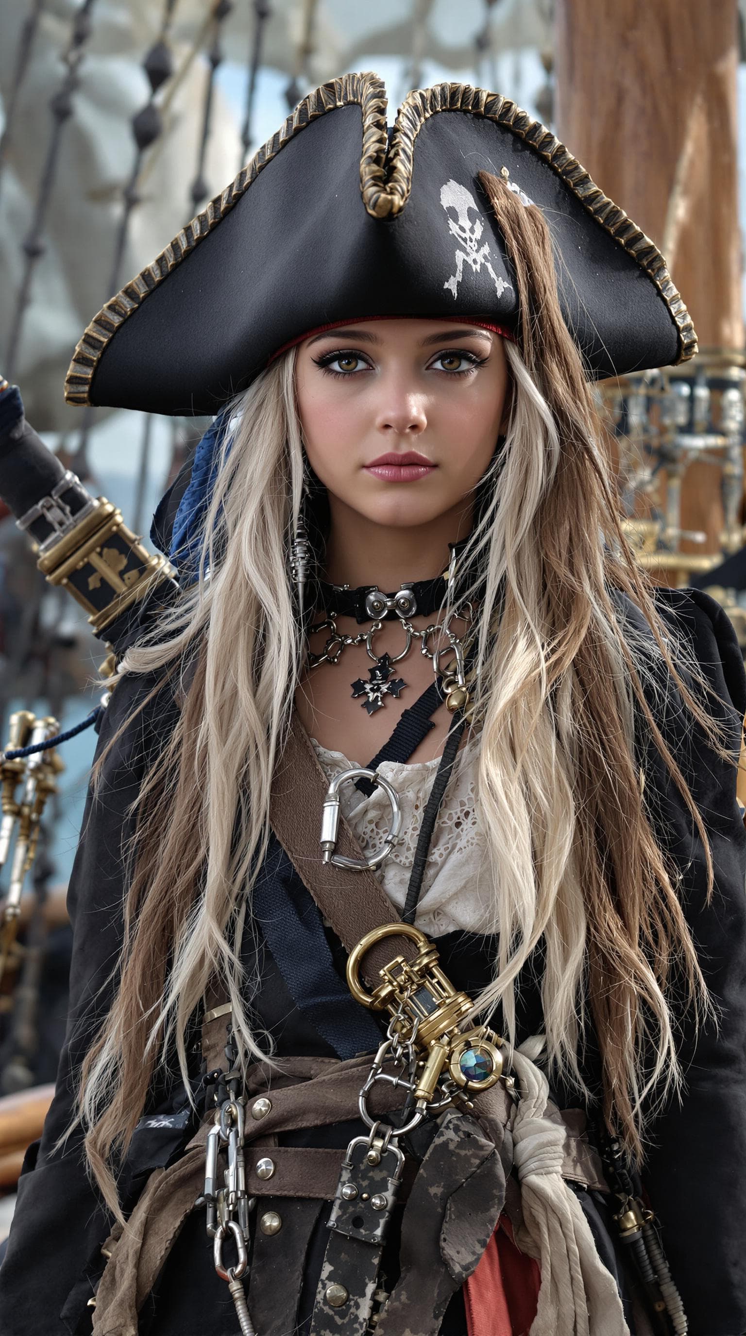 AI generated: a professional photo of a exceptionally of the most beautiful girl in the world, (age 11), Sarah Mic...