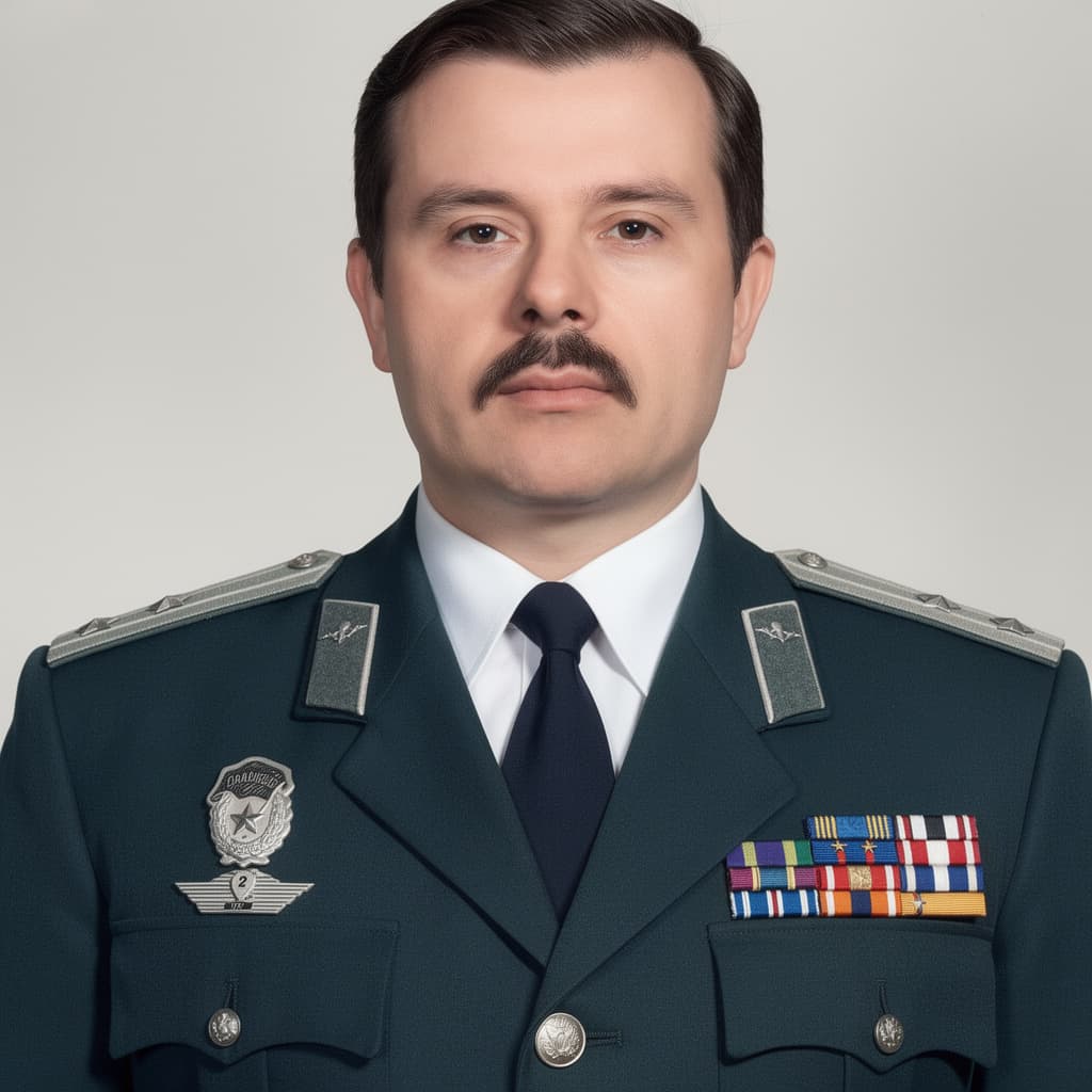 AI generated: Военная форма на человеке