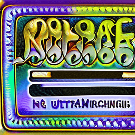 AI generated: Photo of a ultra realistic  Psychedelic air ticket for a trip, hallucinogenic mushrooms, happiness, ...