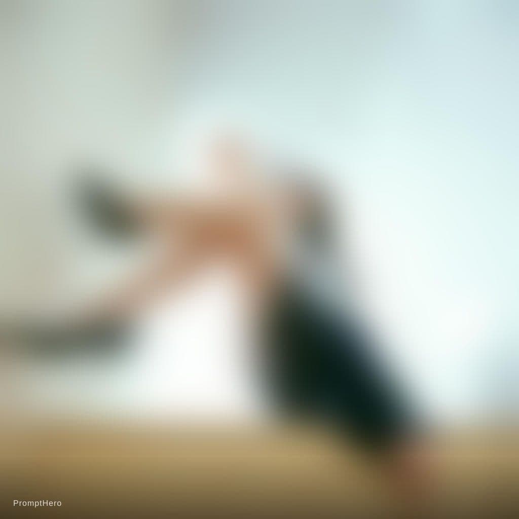 AI generated: A highly detailed, photorealistic, cinematic low-angle shot of a beautiful young East Asian woman in...