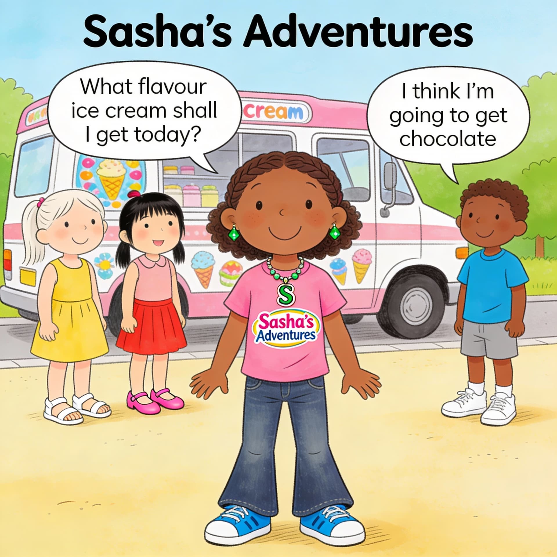 AI generated: Create a children’s book in the likeness of Oxford reading tree children books. Style is biff and ch...