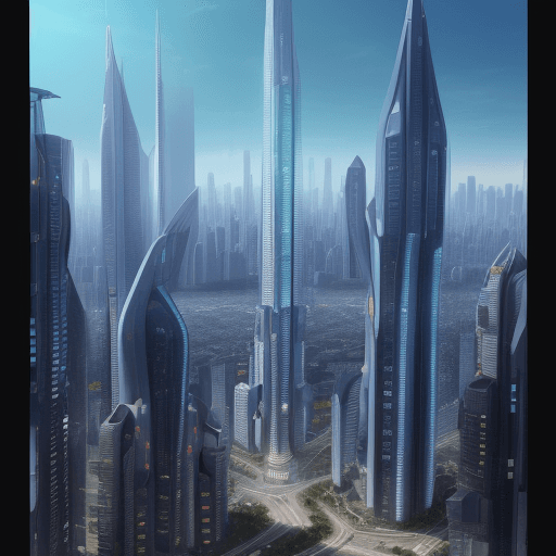 AI generated: make me future city