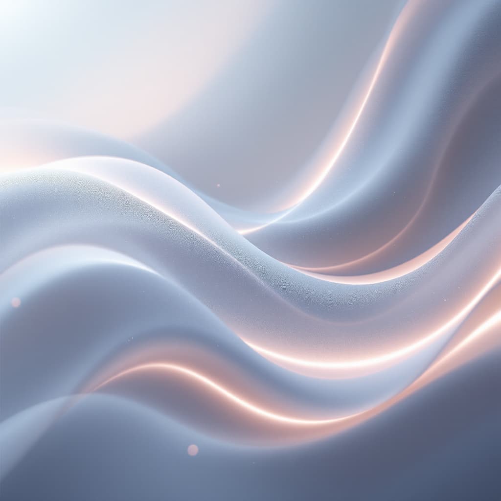 AI generated: Minimalist abstract light composition, clean and modern design, soft glowing lights, subtle gradient...