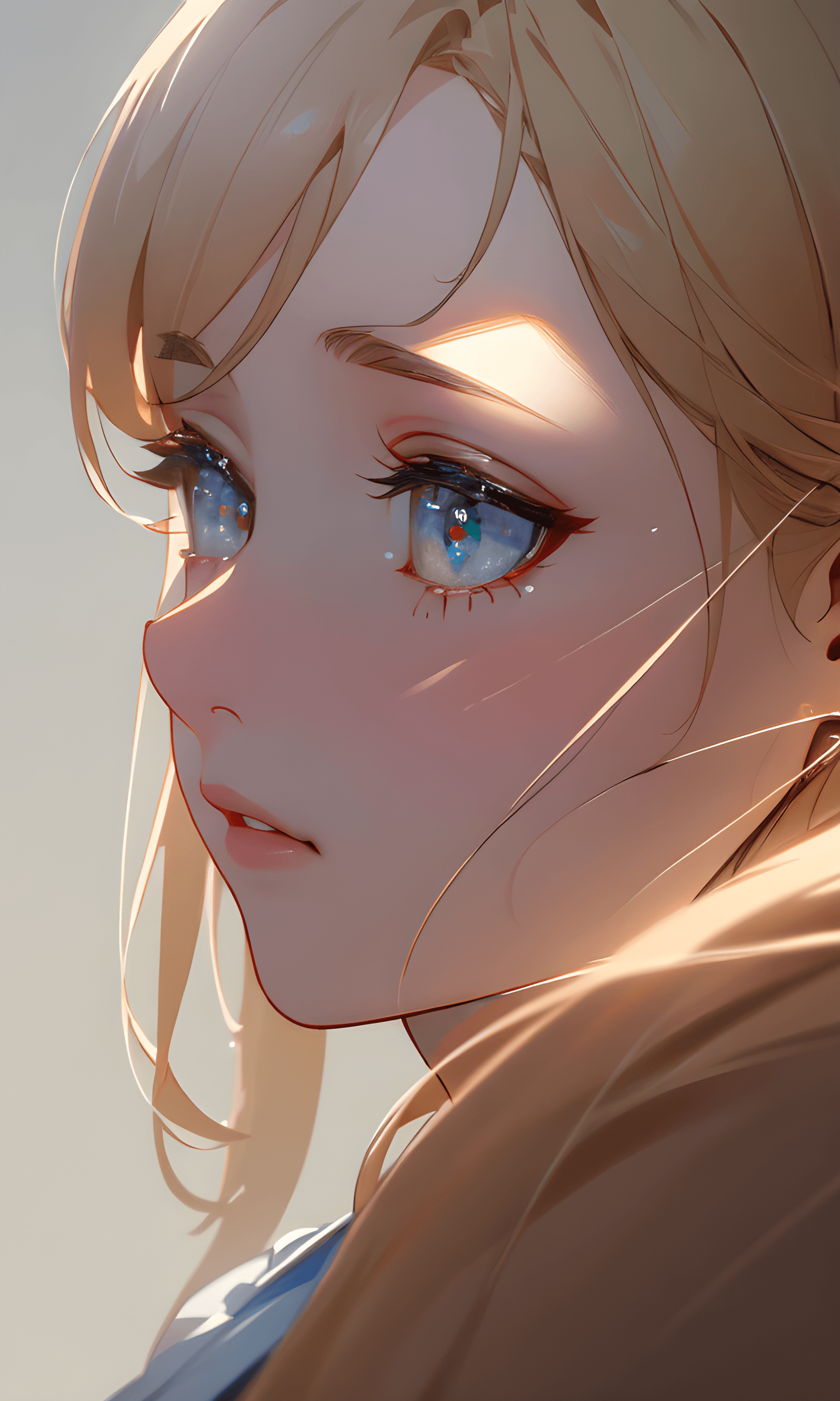 AI generated: (masterpiece, finely detailed beautiful eyes: 1.2), realistic lighting, realistic light, beautiful l...