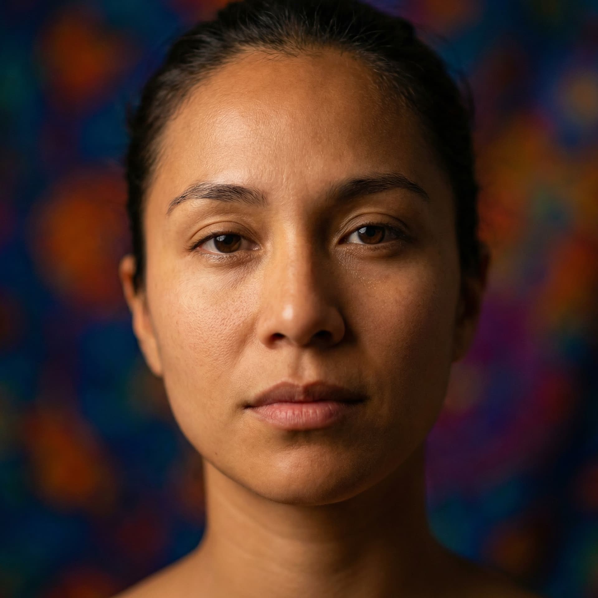 AI generated: Cinematic close-up portrait photography 