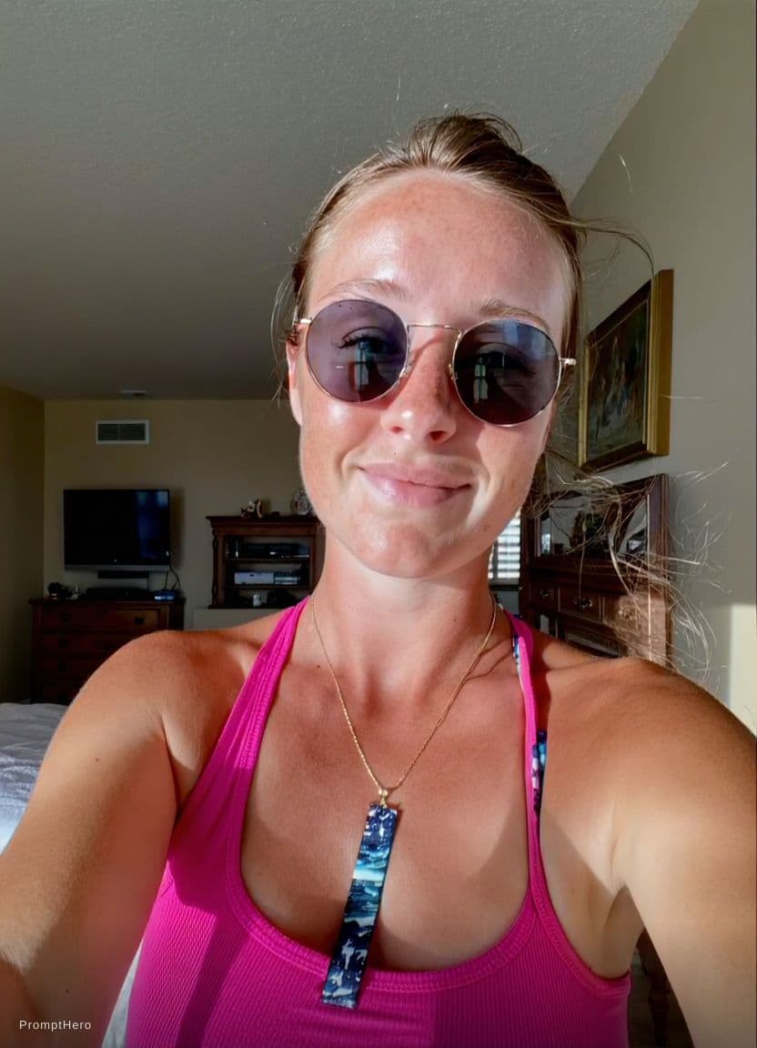 AI generated: bikini selfie full body 