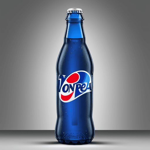 AI generated: Persona tomando una botella, que sea de la marca Pepsi, la botella tiene que ser de vidrio