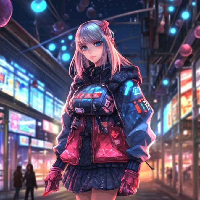 AI generated: Aspect ratio: 3:2
Tags: (Pixiv:1.2), (hyper detailed:1.2), (Harajuku fashion:1.2), (futuristic fash...