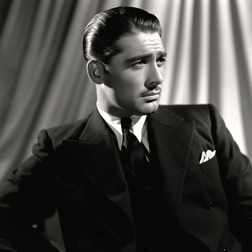 AI generated: hollywood, actor man, handsome, 1940's