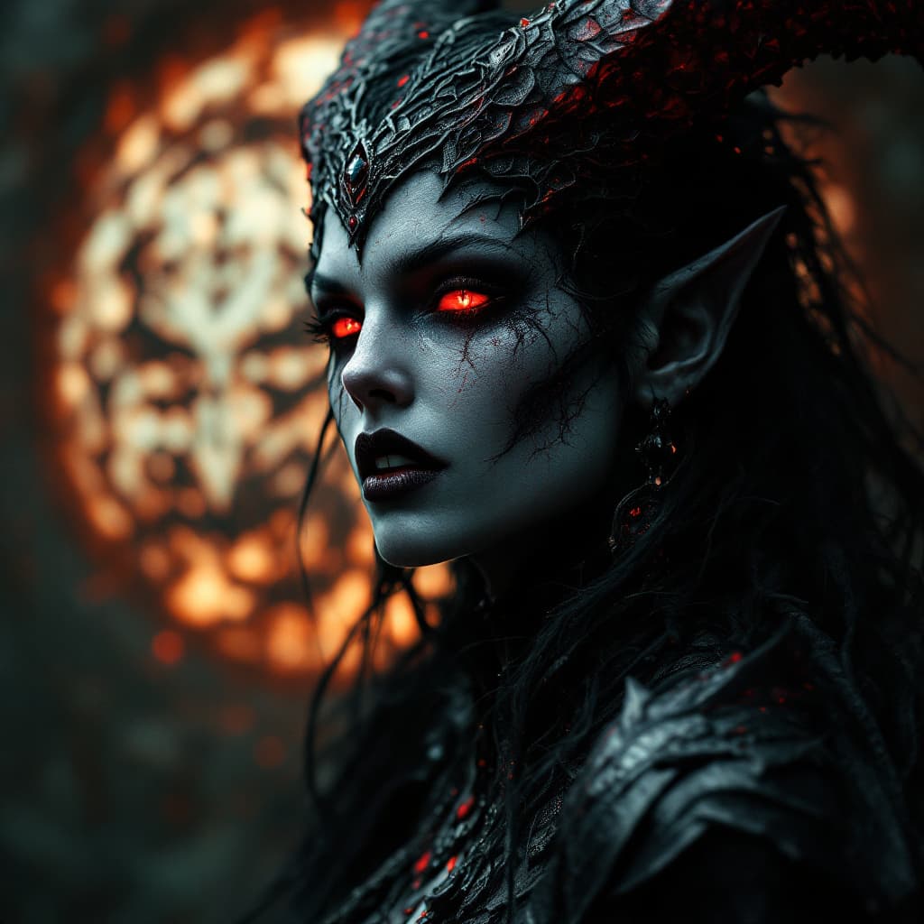 AI generated: Ultra-detailed, high-resolution, ultra-high quality, ultra-focus, 8k resolution photography of a vam...