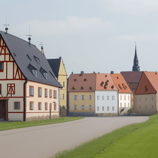 AI generated: Červený vták,motyle