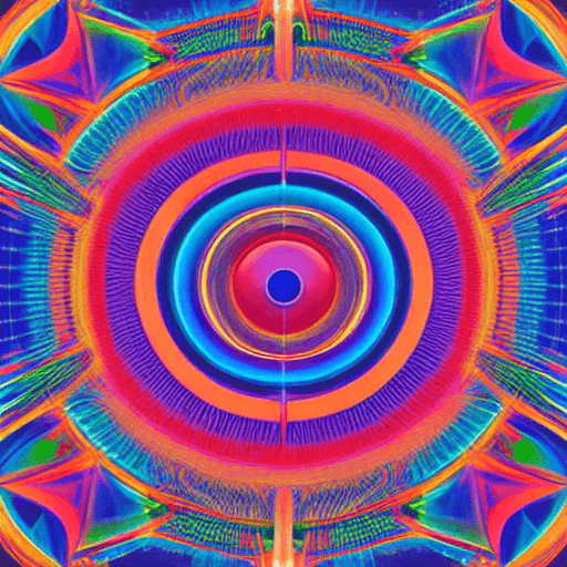 AI generated: clean minimalistic abstract psychedelic for epic melodic techno cover artwork