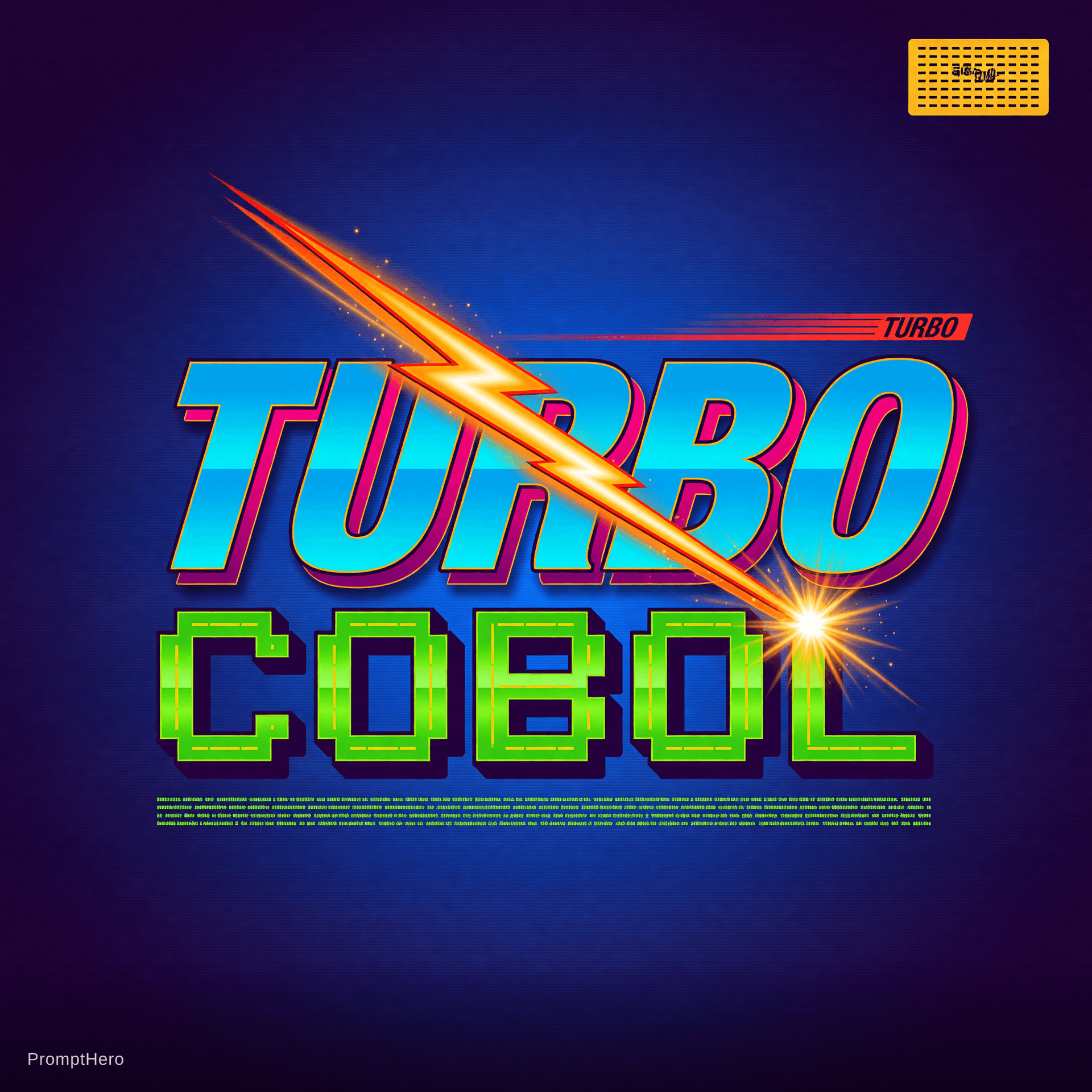 AI generated: logo de turbo cobol