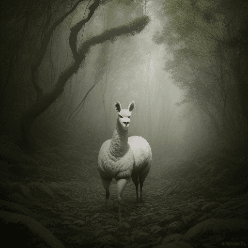 AI generated: En las espeluznantes profundidades de un bosque encantado, una fascinante "PABLO ESCOBAR" parpadea c...